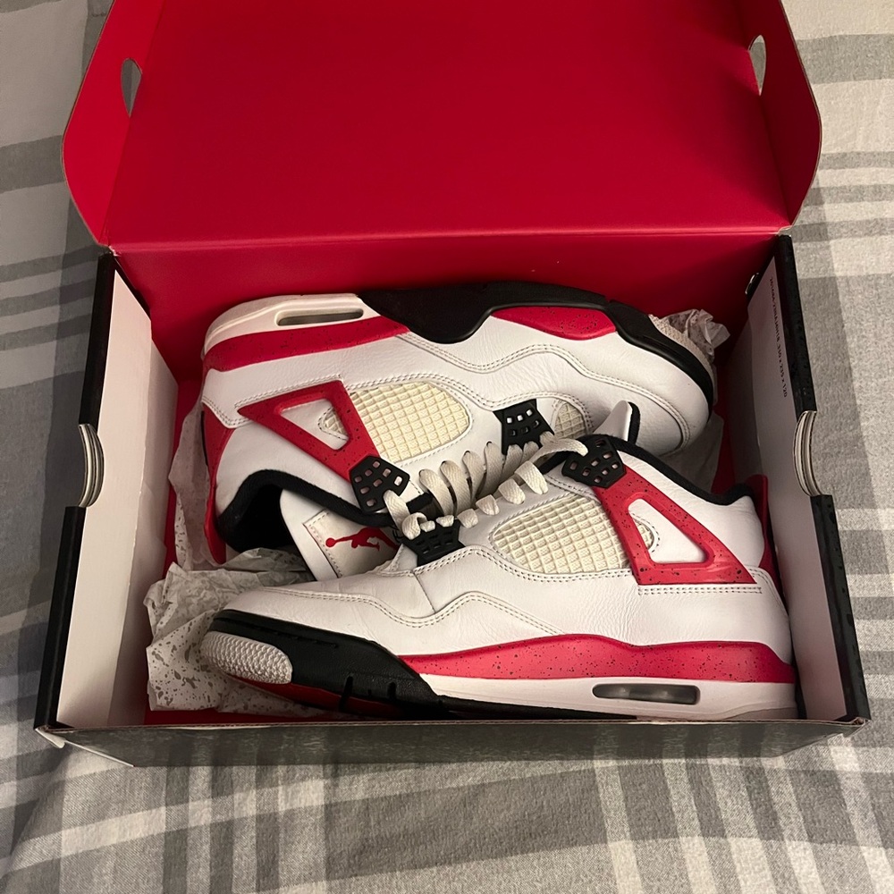 Red Cement Jordan 4s